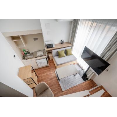 徒歩圏内にスカイツリー/家具家電充実/Wi-Fi完備/Hit錦糸町 302の外観画像