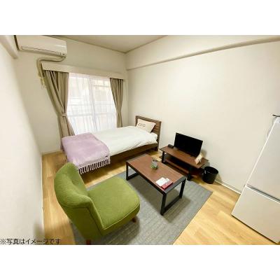 ユニオンマンスリー久米川１　103　1R・シングル☆【禁煙ルーム】ソファ＆ローテーブル付き♪モニター付きインターフォン＆洗濯機や冷蔵庫など生活家電のあるお部屋/西武新宿線沿線の物件写真1
