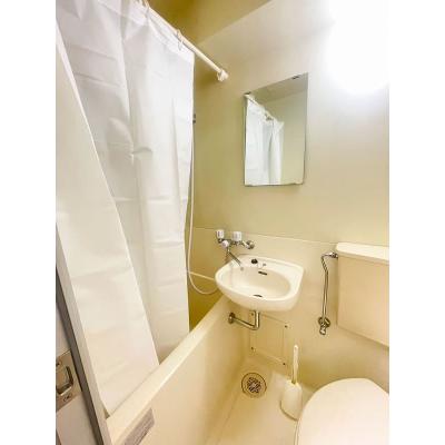 ユニオンマンスリー久米川１　204　1R・セミダブル☆【禁煙ルーム】ソファ＆ローテーブル付き♪モニター付きインターフォン＆洗濯機や冷蔵庫など生活家電のあるお部屋/西武新宿線沿線の物件写真3