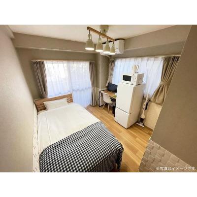 ユニオンマンスリー八王子５　212　1K・シングル☆【禁煙ルーム】人気の角部屋♪デスク・チェアのあるお部屋！安心のモニター付きインターフォン＆室内洗濯機完備の物件写真1