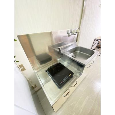 ユニオンマンスリー京王堀之内ラシュレ４　215　1R・セミダブル☆◆インターネット固定回線（有線）無料の部屋◆【禁煙ルーム】宅配ボックス完備！デスク・チェア＆洗濯機など生活家電のあるお部屋の物件写真2