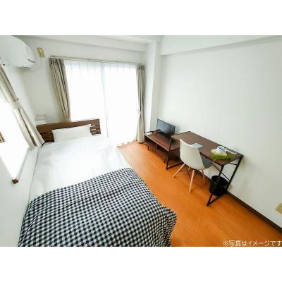 ●2026年5月16日から入居可●ユニオンマンスリー町田７　308　1R・シングル☆【禁煙ルーム】人気の角部屋♪室内洗濯機やたっぷり収納2ドア冷蔵庫など生活家電完備！デスク・チェアがあるお部屋の物件写真1