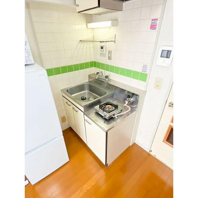 ユニオンマンスリー聖蹟桜ヶ丘５　802　1R・セミシングル☆【禁煙ルーム】デスク・チェアのあるお部屋♪安心の宅配ボックス＆モニター付きインターフォン＆室内洗濯機完備/駅前から帝京大学八王子キャンパスへの物件写真2