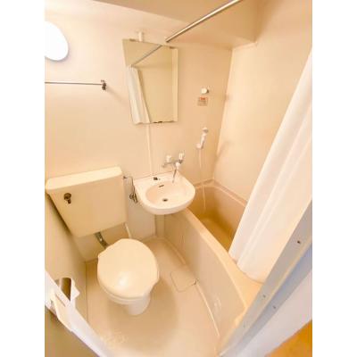 ユニオンマンスリー聖蹟桜ヶ丘５　802　1R・セミシングル☆【禁煙ルーム】デスク・チェアのあるお部屋♪安心の宅配ボックス＆モニター付きインターフォン＆室内洗濯機完備/駅前から帝京大学八王子キャンパスへの物件写真3