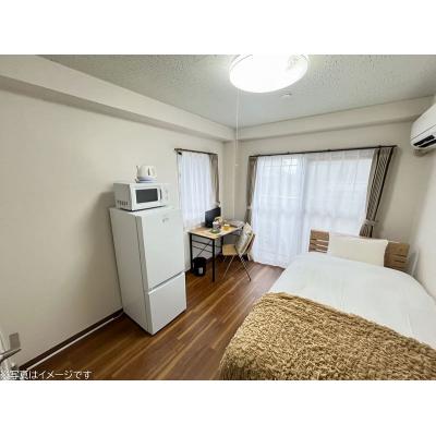 ユニオンマンスリー川崎１８　405　1K・シングル☆【禁煙ルーム】人気の角部屋！デスク・チェアがあるお部屋/深夜24時まで営業スーパー・まいばすけっとやコンビニ至近の物件写真1