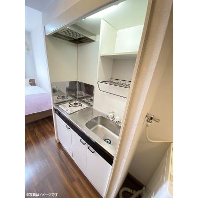 ユニオンマンスリー横浜みなとみらい３　202　1R・シングル☆◆インターネット固定回線（有線・Wi-Fi）無料の部屋◆【禁煙ルーム】人気の角部屋＆バストイレ別♪安心のモニター付きインターフォン完備！の物件写真2