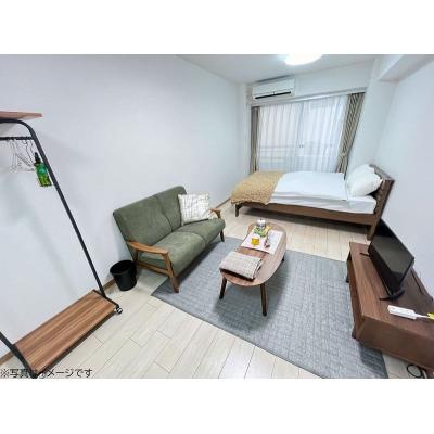 ユニオンマンスリー横浜高島町１　505 1R・セミダブル☆【禁煙ルーム】嬉しいエレベーターありの建物♪室内洗濯機など生活家電完備＆ソファ・ローテーブルのあるゆったり25㎡のお部屋の物件写真1