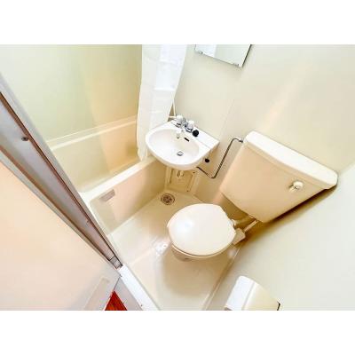 ユニオンマンスリー西横浜５　408　1K・シングル☆【禁煙ルーム】人気の角部屋♪安心の建物AL・室内洗濯機完備！デスク・チェア＆冷蔵庫や電子レンジなど生活家電のあるお部屋の物件写真3