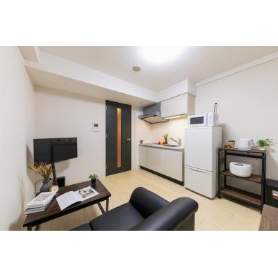 ★Sステイ阿波座LAV【禁煙ルーム・１LDK・Wi-Fi無料・ダブルベッド・オール電化】★インターネットWi-Fi無料★浴室暖房乾燥機・ウォシュレットなど設備充実★ペット可の物件写真2