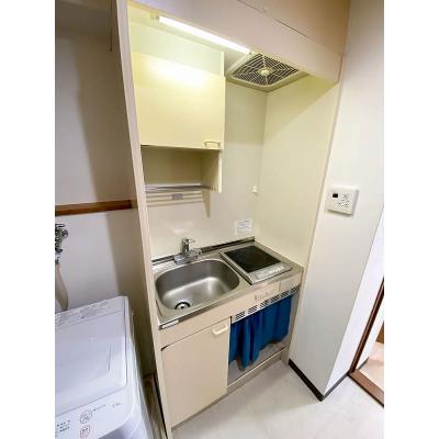 ユニオンマンスリー横浜片倉町２　106　1K・シングル☆◆インターネット固定回線（有線・Wi-Fi）無料の部屋◆【禁煙ルーム】安心のモニター付きインターフォン＆室内洗濯機完備！の物件写真3