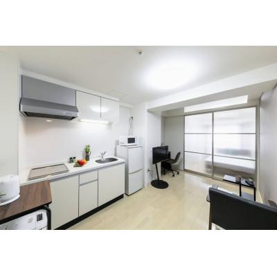 ★SステイFF心斎橋イースト松屋町【禁煙ルーム・Wi-Fi無料・１DK・セミダブルベッド・オール電化】★インターネットWi-Fi無料★設備充実★ペット可★の物件写真2
