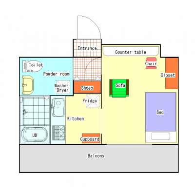 神田屋マンスリー／駅徒歩10分！家具家電生活用品付き／GFソフィ／長期割引ありの物件写真6