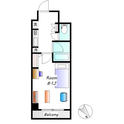 🍀 グランマンスリー 🍀新潟駅北口ⅠR410🚉ロータリー直結マンション✨オートロック🔑エレベーター🛗宅配ボックス有📦ネット無料✨周辺商業施設多数で生活便利🏪の物件写真6