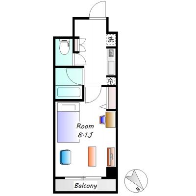 🍀 グランマンスリー 🍀新潟駅北口ⅠR513🌈法人様の研修などで複数室ご用意可能❗ロータリー直結マンション🚉ネット無料✨オートロック🔑エレベーター🛗1Fにコンビニあり🏪の物件写真6