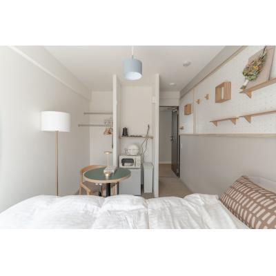 【渋谷・横浜直通】サウナ・テラス付きカフェ併設のおしゃれなデザイナーズマンスリー［goodroom residence 学芸大学］（207）の物件写真2