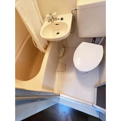 ユニオンマンスリー本厚木４　102　1R・シングル☆【禁煙ルーム】モニター付きインターフォン＆室内洗濯機完備！デスク・チェアのあるお部屋の物件写真4