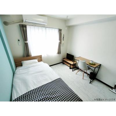 ユニオンマンスリー相鉄三ツ境駅前１　302　1K・シングル☆【禁煙ルーム】人気のバストイレ別！デスク・チェアのあるお部屋♪安心の建物AL・宅配ボックス・モニター付きインターフォン・室内洗濯機完備の物件写真1