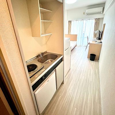 プラスパー東雲 A6-5　東雲本町二丁目バス停  徒歩2分【洗濯機付】【セミダブルベット】【無料Wi-Fi】【保証人不要】の物件写真5
