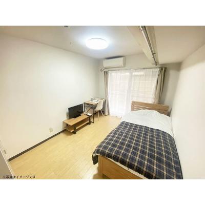 ユニオンマンスリー藤沢善行２　102　1K・シングル☆【禁煙ルーム】安心のモニター付きインターフォン＆室内洗濯機完備！デスク・チェアのあるお部屋/小田急江ノ島線沿線/六会日大前駅まで1駅約2分の物件写真1