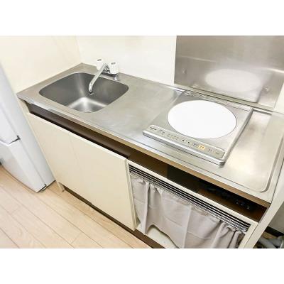 ユニオンマンスリー藤沢善行２　402　1K・シングル☆【禁煙ルーム】人気の角部屋！寛ぎスペースとしておすすめウィンドウベンチつきのお部屋♪安心のモニター付きインターフォン＆室内洗濯機完備の物件写真3