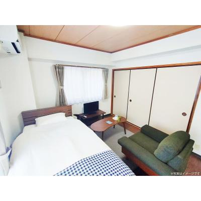 ユニオンマンスリー小田急相模原５　205　1DK・シングル☆【禁煙ルーム】人気の角部屋・バストイレ別・独立洗面台あり♪自炊に嬉しい2口ガスコンロ＆2ドア冷蔵庫や電子レンジなど生活家電完備！の物件写真1