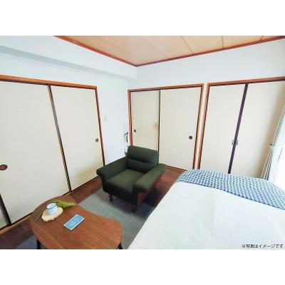 ユニオンマンスリー小田急相模原５　205　1DK・シングル☆【禁煙ルーム】人気の角部屋・バストイレ別・独立洗面台あり♪自炊に嬉しい2口ガスコンロ＆2ドア冷蔵庫や電子レンジなど生活家電完備！の物件写真2