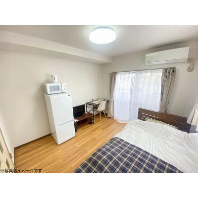 ユニオンマンスリー相模大野４　404　1K・シングル☆【禁煙ルーム】人気の角部屋＆二面採光のお部屋♪デスク・チェアなどの家具家電付き。「相模大野ステーションスクエア」がありお買い物にも便利の物件写真1