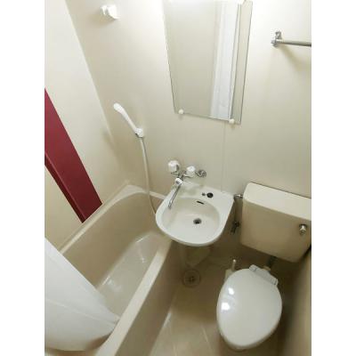 ユニオンマンスリー千葉天台２　203 1R・シングル☆【禁煙ルーム】人気の角部屋！デスク・チェア完備！室内洗濯機や冷蔵庫など生活家電のあるお部屋/千葉経済大学や千葉大学西千葉キャンパスへ徒歩通学の物件写真4