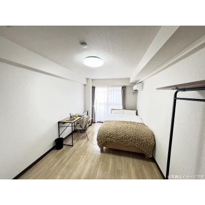 ユニオンマンスリー新松戸１　405　1K・セミダブル☆【禁煙ルーム】建物オートロック完備＆リビングドアがあるので玄関から居室が直接見えなくて安心♪仕事や勉強、趣味におすすめデスク・チェアのあるお部屋の外観画像