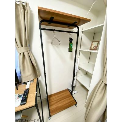 ●2026年5月9日から入居可●ユニオンマンスリー新松戸１　101　1K・シングル☆【禁煙ルーム】デスク＆チェアや2ドア冷蔵庫や電子レンジなどの家具家電付き！明るい2面採光のお部屋/安心の建物オートロの物件写真6