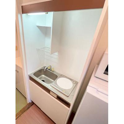 ユニオンマンスリー南行徳７　105　1K・セミダブル☆【禁煙ルーム】人気の角部屋！デスク・チェア完備＆室内洗濯機や2ドア冷蔵庫など生活家電のあるお部屋の物件写真3