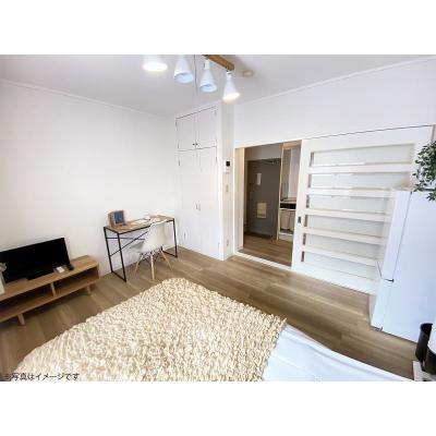 ユニオンマンスリー南行徳６　307　1K・シングル☆【禁煙ルーム】人気の角部屋！デスク・チェアのあるコンクリート打ちっぱなしのお洒落なお部屋♪の物件写真2