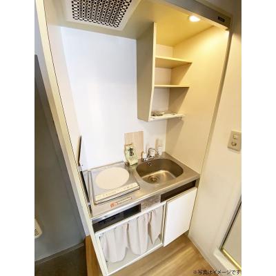 ユニオンマンスリー南行徳６　307　1K・シングル☆【禁煙ルーム】人気の角部屋！デスク・チェアのあるコンクリート打ちっぱなしのお洒落なお部屋♪の物件写真3