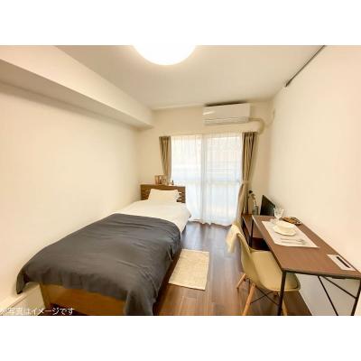 ユニオンマンスリー津田沼フィオーレ１　210　1R・シングル☆◆インターネット固定回線（有線・Wi-Fi）無料の部屋◆【禁煙ルーム】デスク・チェア完備！室内洗濯機や2ドア冷蔵庫など生活家電のあるお部屋の物件写真1