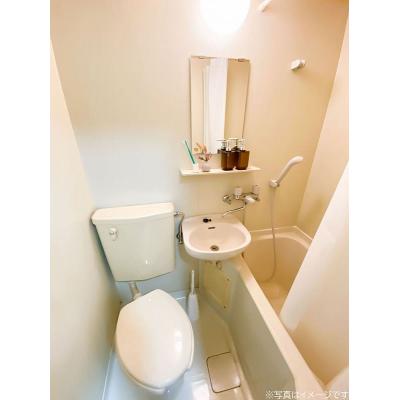 ユニオンマンスリー津田沼フィオーレ１　210　1R・シングル☆◆インターネット固定回線（有線・Wi-Fi）無料の部屋◆【禁煙ルーム】デスク・チェア完備！室内洗濯機や2ドア冷蔵庫など生活家電のあるお部屋の物件写真4