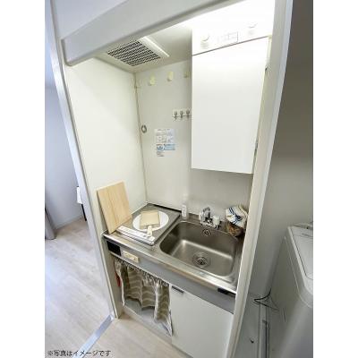 ユニオンマンスリー津田沼フィオーレ１　306　1R・シングル☆◆インターネット固定回線（有線・Wi-Fi）無料の部屋◆【禁煙ルーム】建物AL＆モニター付きインターフォン＆室内洗濯機完備で女性も安心の物件写真3