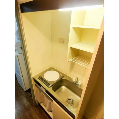 ユニオンマンスリー津田沼３　102　1K・シングル☆【禁煙ルーム】勉強やテレワークにおすすめのデスク・チェア完備！室内洗濯機や冷蔵庫など生活家電のあるお部屋の物件写真3