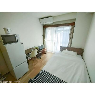 ユニオンマンスリー北柏駅前１　201　1K・シングル☆【禁煙ルーム】人気の角部屋＆嬉しい宅配BOX付き♪玄関から居室が直接見えないリビングドア完備！の外観画像