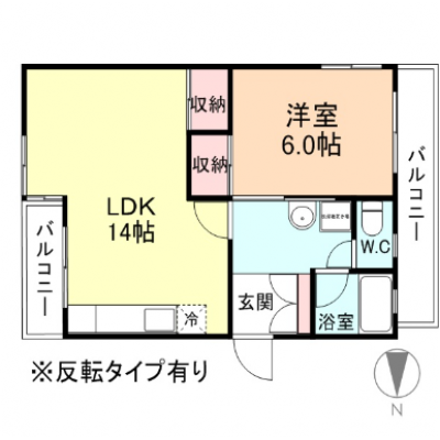 広々1LDK!3名まで可！Wifi駐車場無料家具家電TM57 103号室の物件写真2