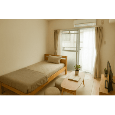 イオンモール甲府昭和近く✨駐車場付き✨家具家電付き✨TM27 202号室の外観画像