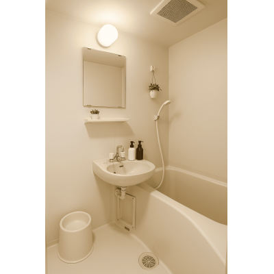 【名古屋市熱田区/熱田神宮伝馬町駅徒歩約1分/無料Wi-Fi/バストイレ別/洋室8帖/エレベーター】熱田泰文堂ビル 3B号室 ファミマンの物件写真2