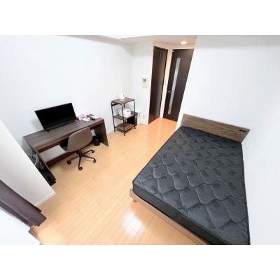 ★SステイAS神戸ハーバーサイド【禁煙ルーム・１K・Wi-Fi無料・セミダブルベッド】★独立洗面台・浴室乾燥機・温水洗浄便座・ガス2口キッチンなど設備充実★の物件写真2