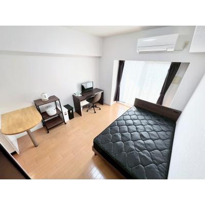 ★SステイAS神戸ハーバーサイド【禁煙ルーム・１R・Wi-Fi無料・セミダブルベッド】★独立洗面台・浴室乾燥機・温水洗浄便座・ガス2口キッチンなど設備充実★の物件写真2