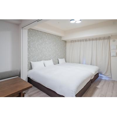 【高級マンスリー】住一　心斎橋7号店 02 、シモンズマットレス／43インチ液晶テレビ／2ドア冷凍冷蔵庫の物件写真2