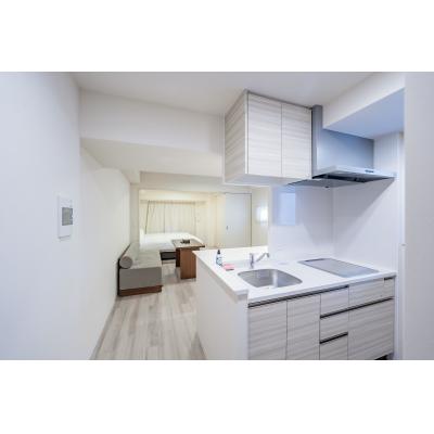 【高級マンスリー】住一　心斎橋7号店 02 、シモンズマットレス／43インチ液晶テレビ／2ドア冷凍冷蔵庫の物件写真6