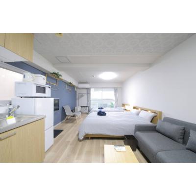 【東本願寺前5分】ウッドデッキ付／無料Wi-Fi丨マンションカトレア505(禁煙)(1)の外観画像