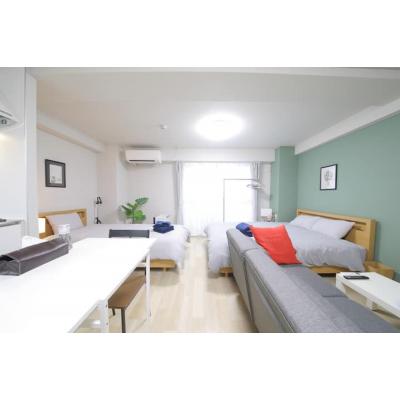 【東本願寺前5分】ウッドデッキ付・無料ネット完備丨マンションカトレア603(禁煙)(1)の外観画像