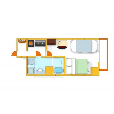 【大塚6分】池袋1駅3分！テレワーク◎長期滞在に最適丨サチベルマン第4マンション1K(禁煙)(3)の物件写真4