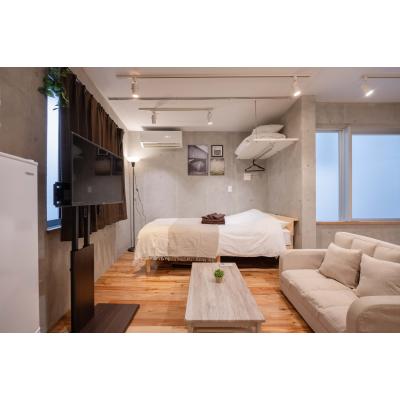 【千住大橋2分】コンクリ壁◎独立洗面台丨Style Lab北千住1K(禁煙)(2)の外観画像