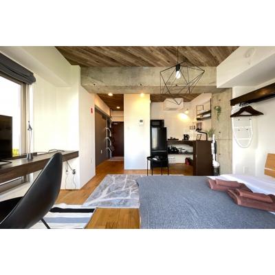 【田町3分】複数路線利用可・造作デスク＆10階眺望丨田町サンハイツ都心に暮らすミニマム1Rプラン(4)の物件写真3